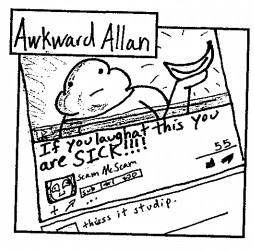 Awkward Allan laughs thumbnail
