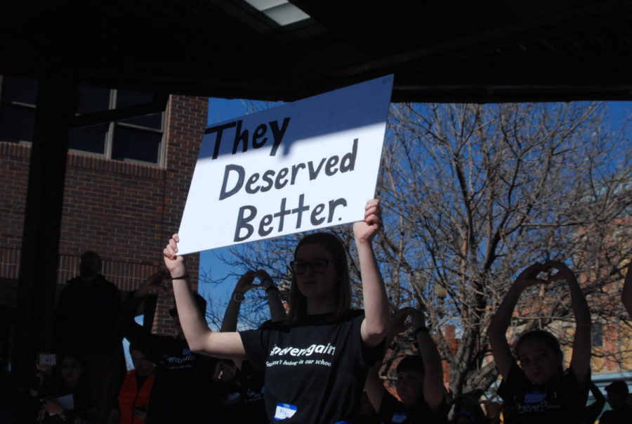 They deserved better. Students demand more gun control, on Tuesday afternoon in Old Town square