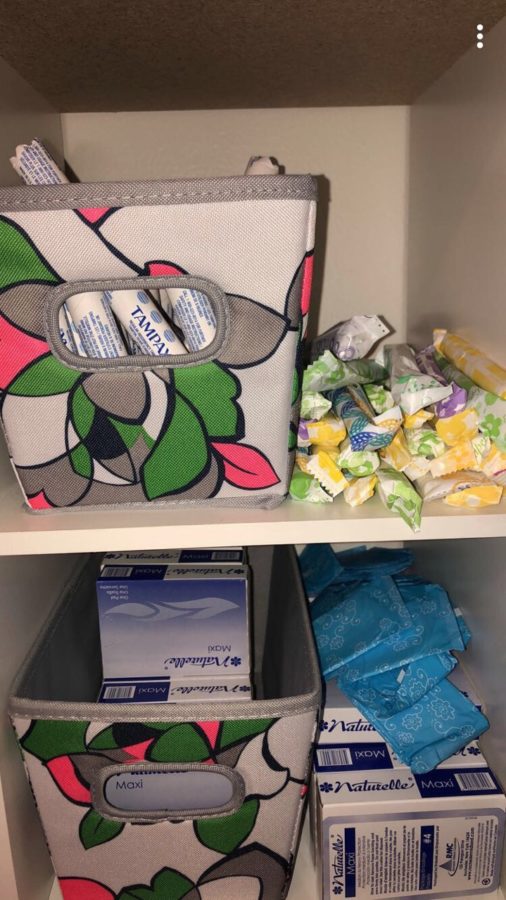 Sanitary supplies are available in the nurses office.