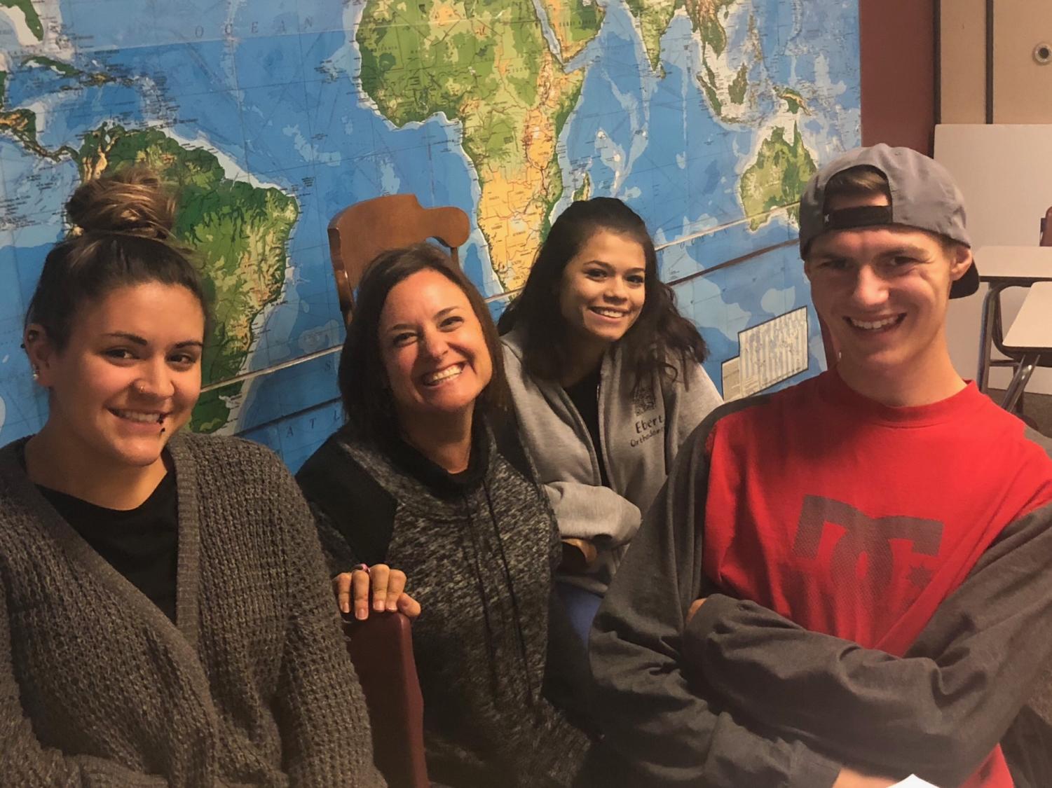 Ms. Lea loves to be around her students and can typically be found in her classroom, 407, in Maroon Bells
