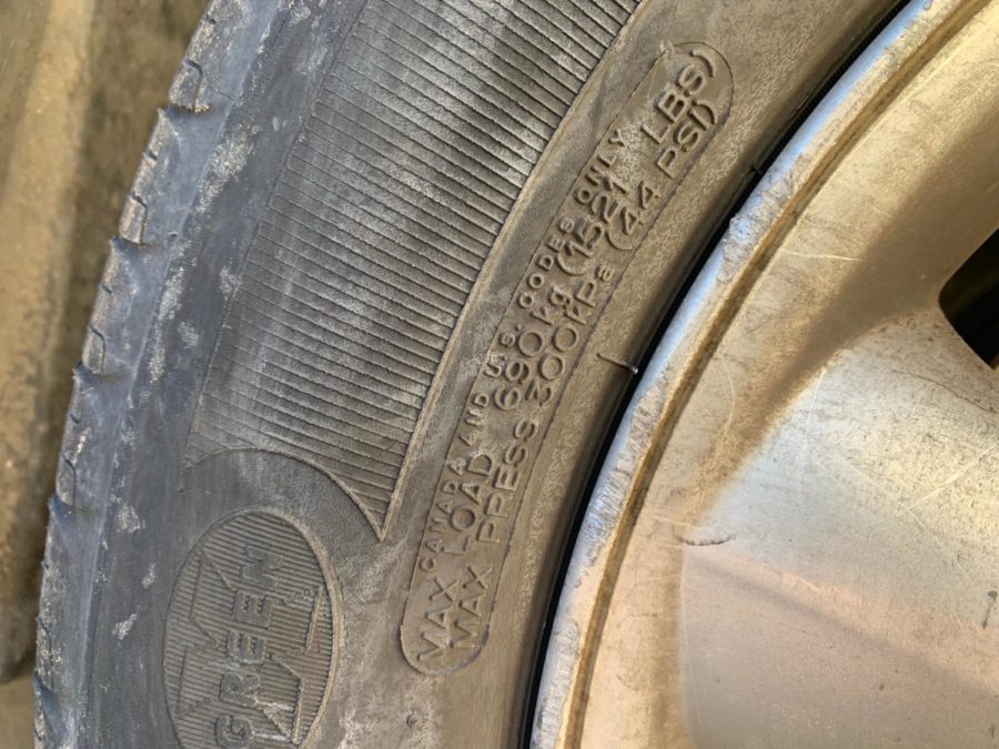 On the side of the tire there will be a number with PSI after it. This number should be used to know how much to fill a tire that way it isnt under or over filled. 