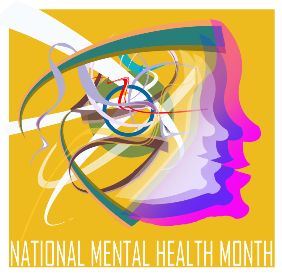 OFFUTT AIR FORCE BASE, Neb. -- May is National Mental Health Month and according to the professionals of the 55th Medical Group people can ensure good mental health by reducing stress. Stress can be reduced by getting enough sleep, eating right, exercising and eliminating destructive habits. U.S. Air Force Graphic by Jeff W. Gates