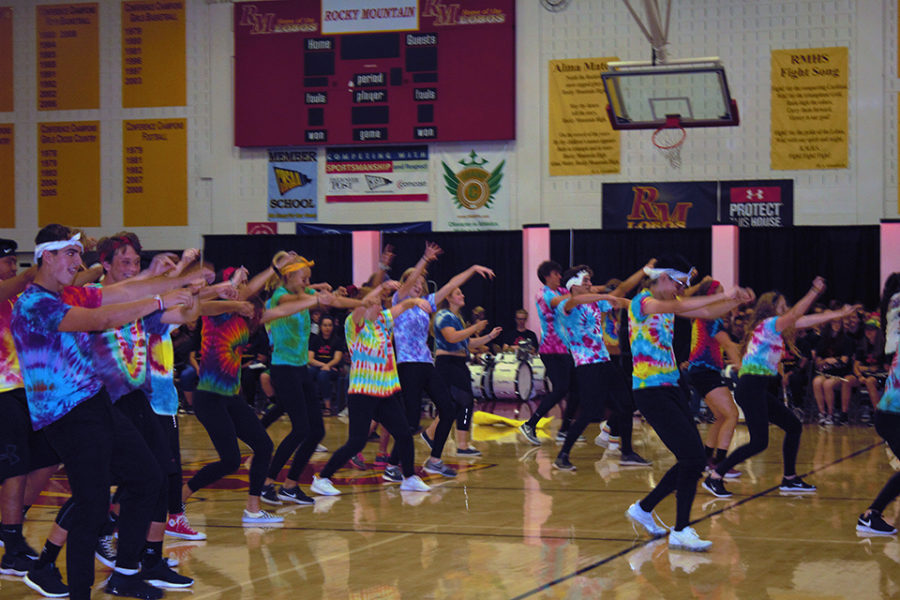 The Peer dance at the Back to School Assembly is always a crowd favorite.