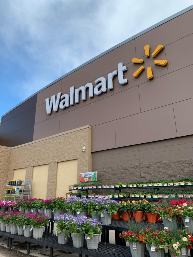 Students often work minimum wage part-time jobs at places like Walmart. Walmart has hired 150,000 new employees to keep up with demand for groceries and other products during the pandemic.