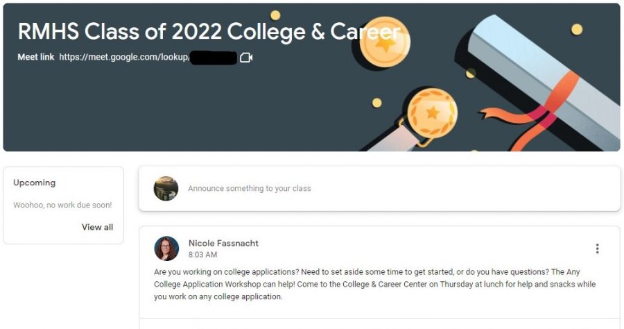 The Class of 2022 Google Classroom is an incredible useful resource.