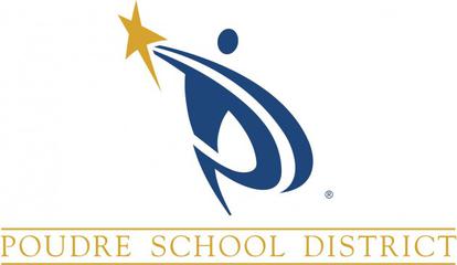 The Poudre School District Logo in Fort Collins Colorado. Source: https://en.wikipedia.org/wiki/Poudre_School_District 