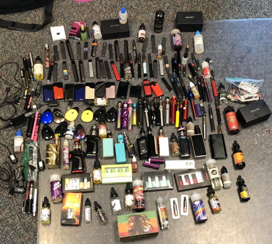 Total of the drug-related items confiscated by the deans during the 2020-2021 school year.