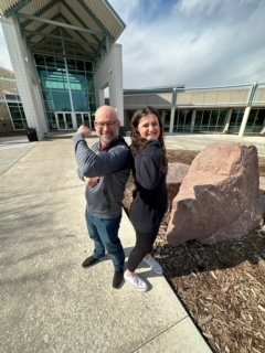 Andrew Schauer and Julia Smith are team History Buff for the Battle of the Bos competition on April 5, at 7:00 pm in the auditorium. 