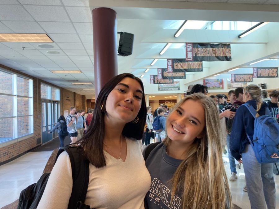Italian exchange student Sara Ciceri and Brazilian exchange student Betina Averbuch arrived to Fort Collins in January, for the second semester of the school year. 