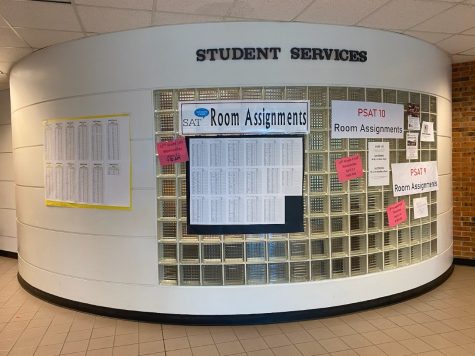 PSAT, SAT and CMAS schedules are posted for students.