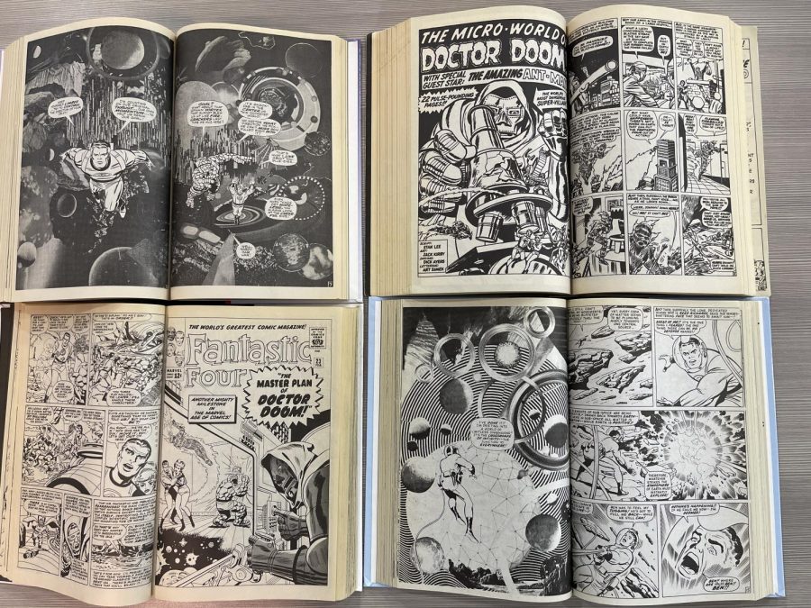 These are pages from Kirbys work on Fantastic Four in the 60s and are available in our Media Center. 
