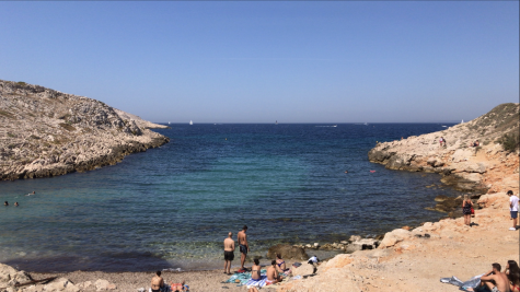 The featured photo is a picture of one of the beaches in the city of Marseille, located in the South of France.