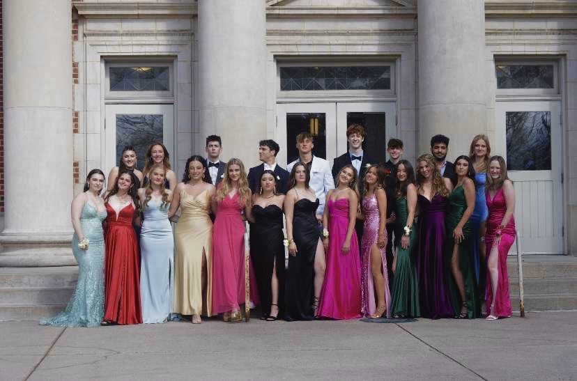 My+friend+and+I+group+took+prom+pictures+in+front+of+the+CSU+Art+Center.+