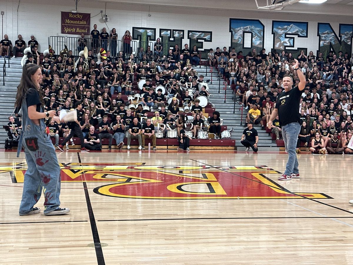 Dr. Woodall welcomes the students and staff back to school. He surprised students with an annoucement of his upcoming retirement. 