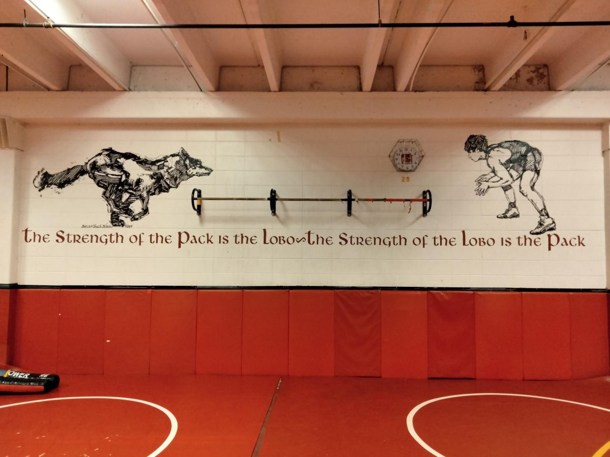 this mural holds a place in a wrestlers heart reminding them of the person they are.