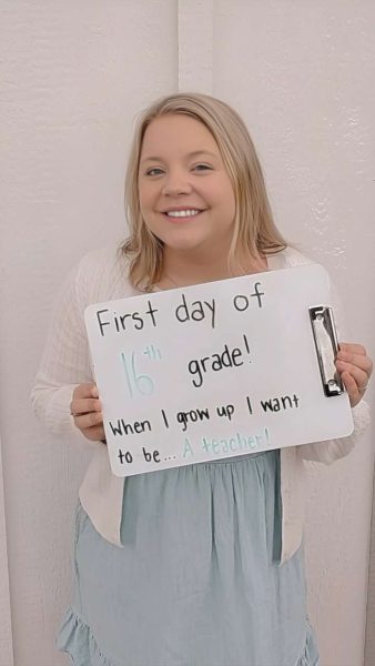 Olivia Black is excited to begin her teaching career. 