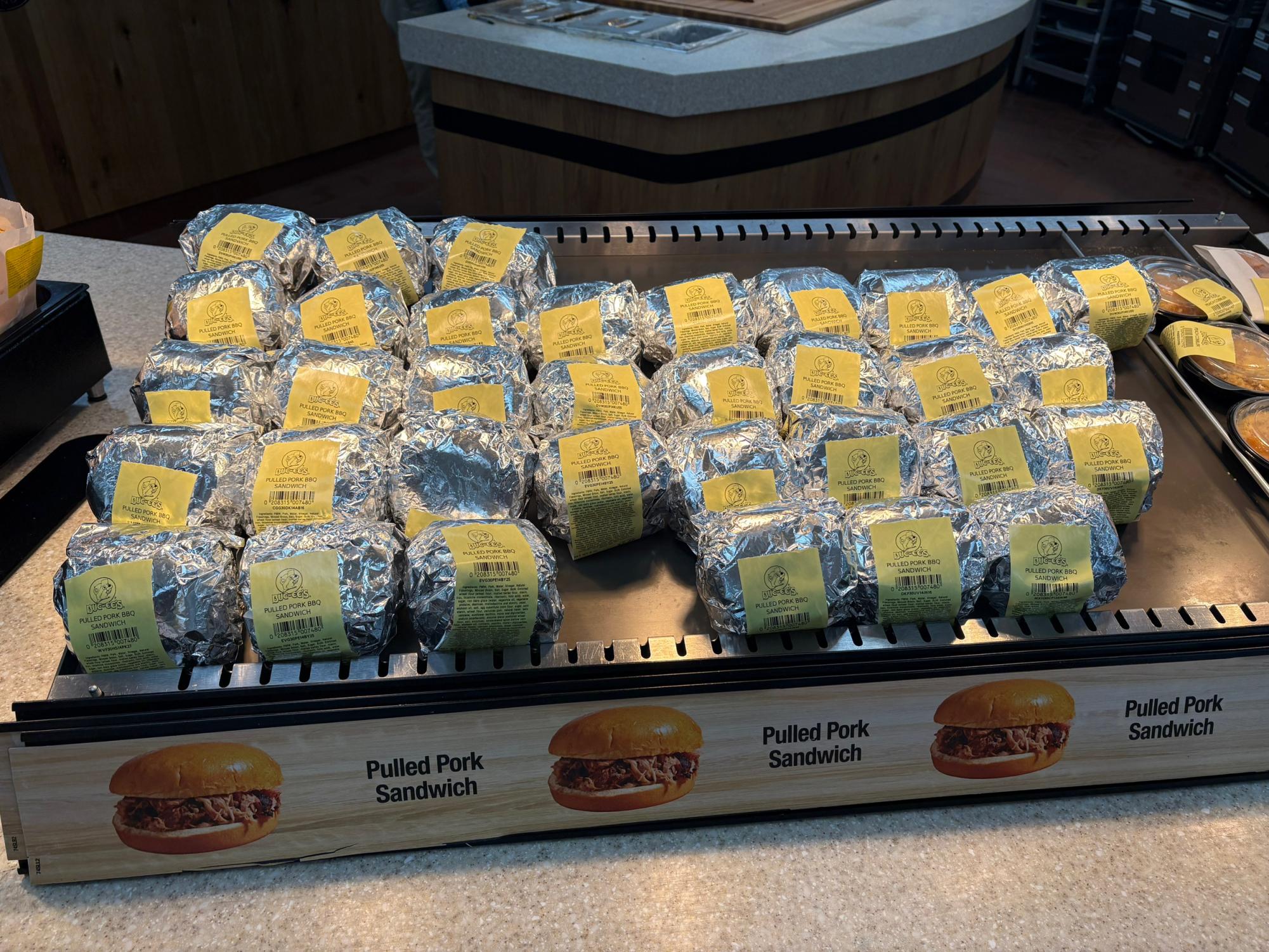  A selection of the sandwiches offered 