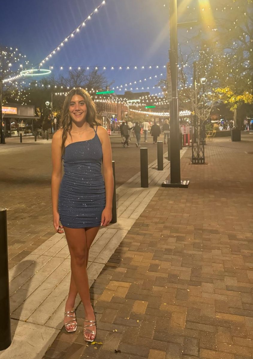 Meghan Kernohan poses for homecoming 2024. 