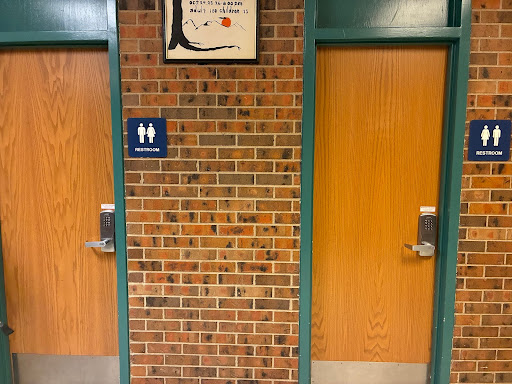 Some of Rocky’s gender neutral bathrooms have a passcode. 
