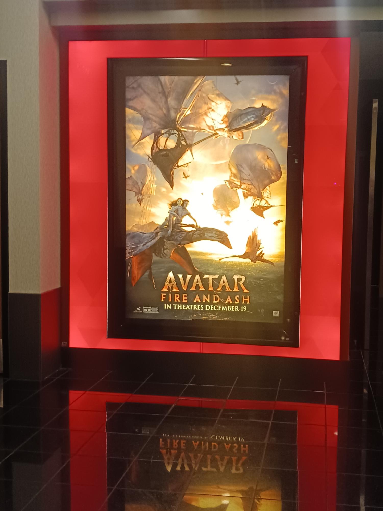 Avatar is playing at the Cinemark theater and multiple other theaters around town.