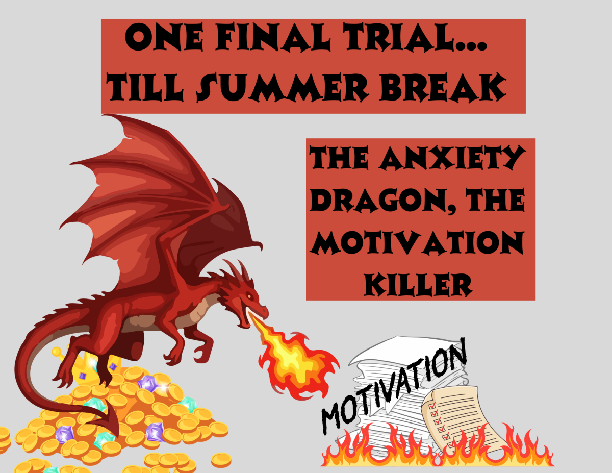 Your motivation burns as your anxiety takes control. How will you defeat the dragon? 
