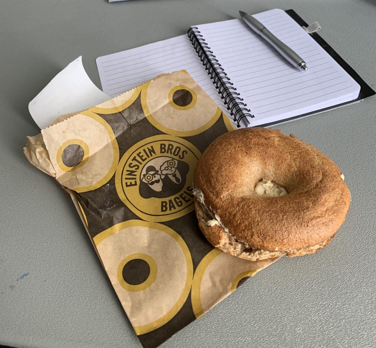 An Einstein Bros Bagel and "shmear" is still better than a King Soopers bagel. 