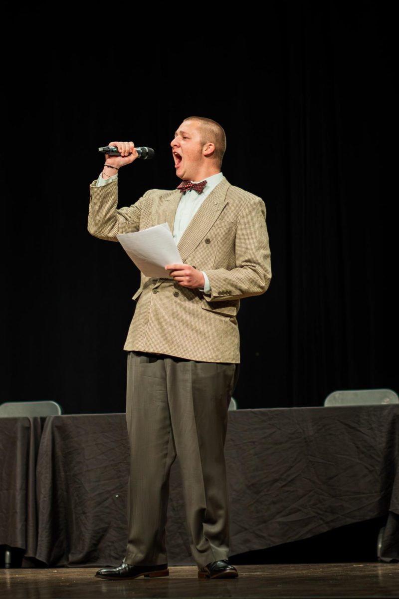 Dylan Bowles is one of the emcees for the Battle of the 'Bos.