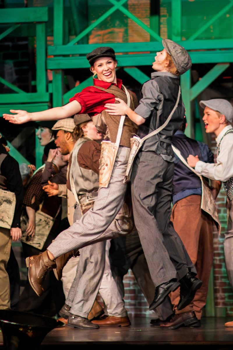 The musical "Newsies" is highly choreographed and high energy.
